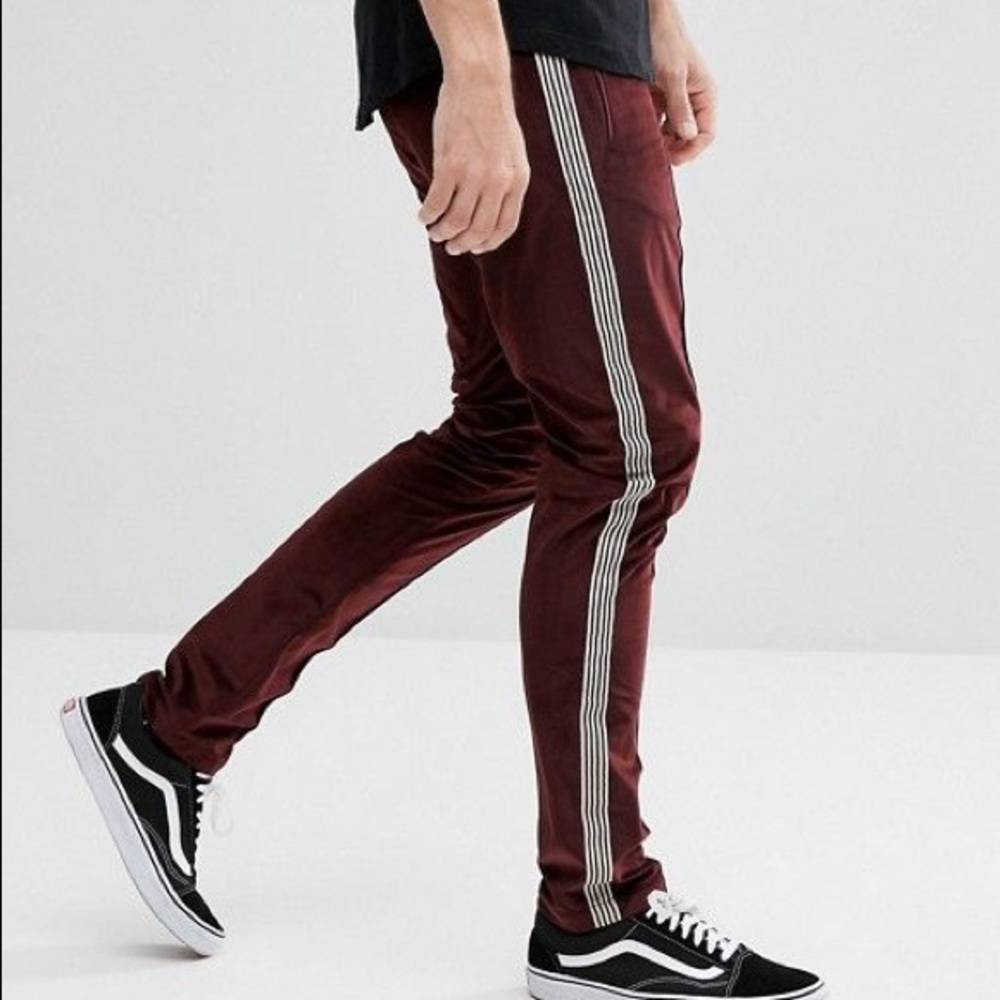 Asos Men’s Velvet Joggers